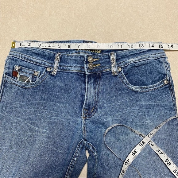 Miss Me Embellished Boot Cut Jeans Size 29 - Picture 10 of 16
